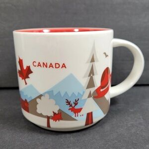 Starbucks Canada You Are Here Series Collector's Coffee Mug Cup 14 Oz 2017